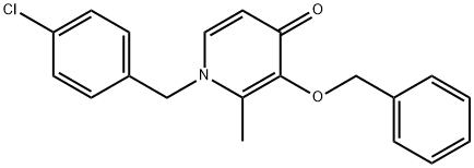 3-(BENZYLOXY)-1-(4-CHLOROBENZYL)-2-METHYL-4(1H)-PYRIDINONE