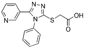 (4-PHENYL-5-PYRIDIN-3-YL-4 H-[1,2,4]TRIAZOL-3-YLSULFANYL)-ACETIC ACID