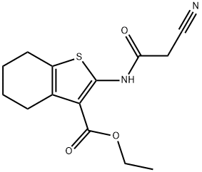 ethyl 2-[(2-cyanoacetyl)amino]-4,5,6,7-tetrahydrobenzothiophene-3-carboxylate