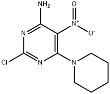 4-AMINO-2-CHLORO-5-NITRO-6-PIPERIDIN-1-YLPYRIMIDINE