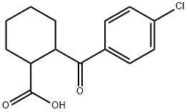 Cyclohexanecarboxylic acid, 2-(4-chlorobenzoyl)-