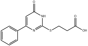 3-(4-OXO-6-PHENYL-1,4-DIHYDRO-PYRIMIDIN-2-YLSULFANYL)-PROPIONIC ACID