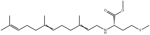 L-Methionine, N-(3,7,11-trimethyl-2,6,10-dodecatrienyl)-, methyl ester (9CI)