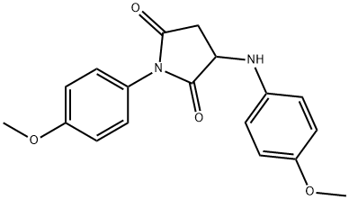 1-(4-METHOXY-PHENYL)-3-(4-METHOXY-PHENYLAMINO)-PYRROLIDINE-2,5-DIONE