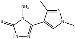 4-Amino-5-(1,3-dimethyl-1H-pyrazol-4-yl)-4H-1,2,4-triazole-3-thiol