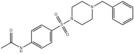 N-(4-((4-BENZYLPIPERAZINYL)SULFONYL)PHENYL)ETHANAMIDE