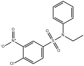 4-Chloro-N-ethyl-3-nitro-N-phenylbenzene-1-sulfonamide