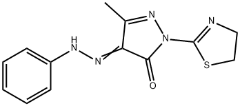 1-(4,5-DIHYDRO-1,3-THIAZOL-2-YL)-3-METHYL-1H-PYRAZOLE-4,5-DIONE 4-(N-PHENYLHYDRAZONE)