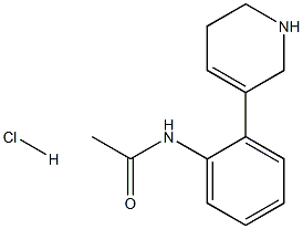 N-(2-(1,2,5,6-tetrahydropyridin-3-yl)phenyl)acetamide hydrochloride