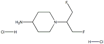 1-(1,3-difluoropropan-2-yl)piperidin-4-amine dihydrochloride