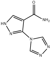 3-(4H-1,2,4-三氮唑-4-基)-1H-吡唑-4-甲酰胺