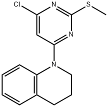 Quinoline, 1-[6-chloro-2-(methylthio)-4-pyrimidinyl]-1,2,3,4-tetrahydro-