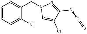 4-CHLORO-1-(2-CHLORO-BENZYL)-3-ISOTHIOCYANATO-1H-PYRAZOLE