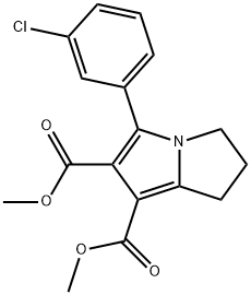 DIMETHYL 5-(3-CHLOROPHENYL)-2,3-DIHYDRO-1H-PYRROLIZINE-6,7-DICARBOXYLATE