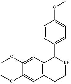 Isoquinoline, 1,2,3,4-tetrahydro-6,7-dimethoxy-1-(4-methoxyphenyl)-