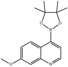 7-甲氧基-4-(4,4,5,5-四甲基-1,3,2-二氧硼杂环戊烷-2-基)喹啉e
