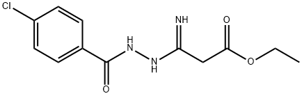 ETHYL 3-[2-(4-CHLOROBENZOYL)HYDRAZINO]-3-IMINOPROPANOATE