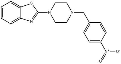 Benzothiazole, 2-[4-[(4-nitrophenyl)methyl]-1-piperazinyl]-