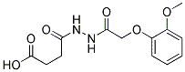 3-(N'-[2-(2-METHOXY-PHENOXY)-ACETYL]-HYDRAZINOCARBONYL)-PROPIONIC ACID