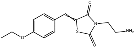 2,4-Thiazolidinedione, 3-(2-aminoethyl)-5-[(4-ethoxyphenyl)methylene]-