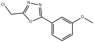 2-(CHLOROMETHYL)-5-(3-METHOXYPHENYL)-1,3,4-OXADIAZOLE