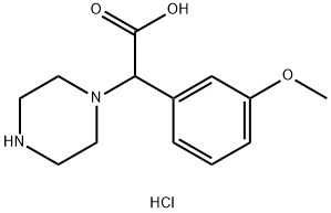 2-(3-甲氧基苯基)-2-(1-哌嗪基)乙酸二盐酸盐