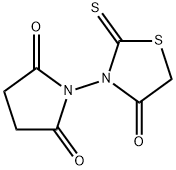 1-(4-oxo-2-sulfanylidene-1,3-thiazolidin-3-yl)pyrrolidine-2,5-dione