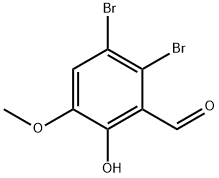 2,3-DIBROMO-6-HYDROXY-5-METHOXY-BENZALDEHYDE