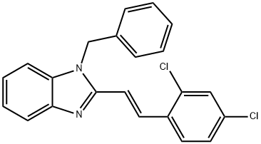 1-BENZYL-2-(2,4-DICHLOROSTYRYL)-1H-1,3-BENZIMIDAZOLE