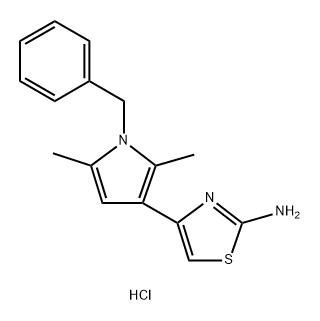 4-(1-BENZYL-2,5-DIMETHYL-1H-PYRROL-3-YL)-1,3-THIAZOL-2-AMINE HYDROCHLORIDE