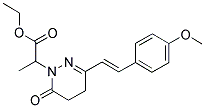 ethyl 2-{3-[(E)-2-(4-methoxyphenyl)ethenyl]-6-oxo-1,4,5,6-tetrahydropyridazin-1-yl}propanoate