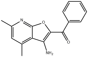 3-amino-2-benzoyl-4,6-dimethylfuro[2,3-b]pyridine