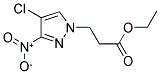 Ethyl 3-(4-chloro-3-nitro-1h-pyrazol-1-yl)propanoate