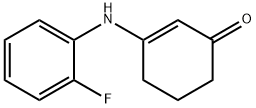 3-((2-fluorophenyl)amino)cyclohex-2-enone