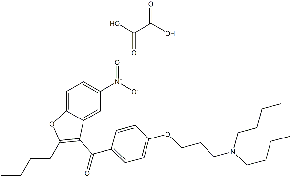 2-butyl-3-(4-(3-dibutylaminopropoxy)benzoyl)-5-nitrobenzofuran oxalate