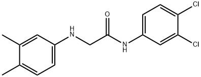 N-(3,4-DICHLOROPHENYL)-2-(3,4-DIMETHYLANILINO)ACETAMIDE