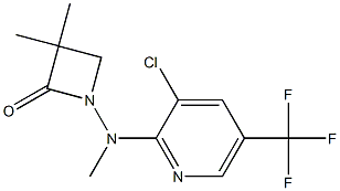 2-Azetidinone, 1-[[3-chloro-5-(trifluoromethyl)-2-pyridinyl]methylamino]-3,3-dimethyl-