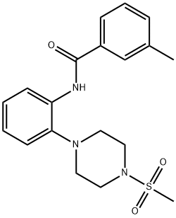 3-METHYL-N-(2-[4-(METHYLSULFONYL)PIPERAZINO]PHENYL)BENZENECARBOXAMIDE