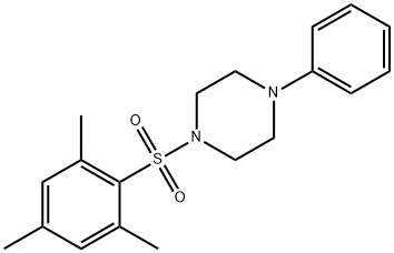 1-phenyl-4-(2,4,6-trimethylbenzenesulfonyl)piperazine