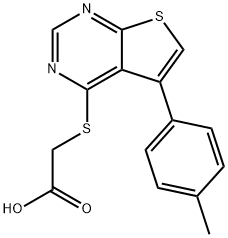 [[5-(4-METHYLPHENYL)THIENO[2,3-D]PYRIMIDIN-4-YL]THIO]ACETIC ACID