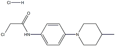 2-CHLORO-N-[4-(4-METHYLPIPERIDIN-1-YL)PHENYL]ACETAMIDE HYDROCHLORIDE