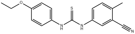 3-(3-cyano-4-methylphenyl)-1-(4-ethoxyphenyl)thiourea