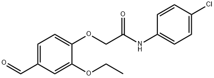 Acetamide, N-(4-chlorophenyl)-2-(2-ethoxy-4-formylphenoxy)-