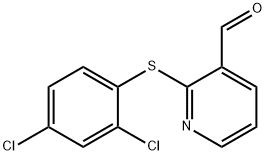 2-(2,4-dichlorophenyl)sulfanylpyridine-3-carbaldehyde
