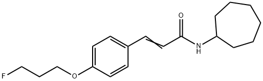 (E)-N-CYCLOHEPTYL-3-[4-(3-FLUOROPROPOXY)PHENYL]-2-PROPENAMIDE