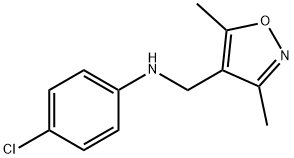 4-CHLORO-N-[(3,5-DIMETHYL-4-ISOXAZOLYL)METHYL]ANILINE