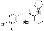 TRANS-(1R,2R)-3,4-DICHLORO-N-METHYL-N-[2-(1-PYRROLIDINYL)CYCLOHEXYL]-BENZENEACETAMIDE HYDROCHLORIDE