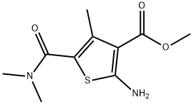 2-AMINO-5-DIMETHYLCARBAMOYL-4-METHYL-THIOPHENE-3-CARBOXYLIC ACID METHYL ESTER