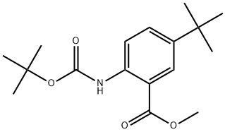 2-tert-Butoxycarbonylamino-5-tert-butyl-benzoic acid methyl ester