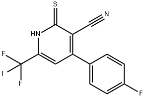 4-(4-氟苯基)-2-巯基-6-(三氟甲基)氰吡啶